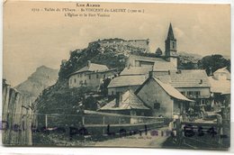 -  1719 - St-VINCENT-du-LAUZET - ( B.- A.)  Eglise Et Le Fort Vauban, écrite En 1925, Pour Marseille, TBE, Scans.. - Autres & Non Classés