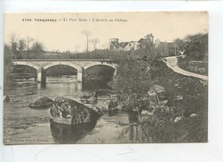 Tonquédec : Le Pont Maho - L'arrivée Du Château (n°2762 Cp Vierge) - Tonquédec