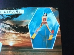 Sci Acquatico  SCI NAUTICO  SOUVENIR DE LIPARI  VEDUTINE PIEGA PIN UP - Ski Nautique