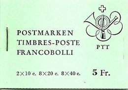 SWITZERLAND, 1976, Booklet Mi MH 68ab, 5.00 Fr Monuments - Carnets