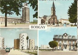 Bobigny-les Immeubles-l'eglise-la Mairie-l'illustration-cpsm - Bobigny