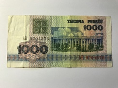 Billet Bielorussie 1 000 Roubles - Sonstige – Europa