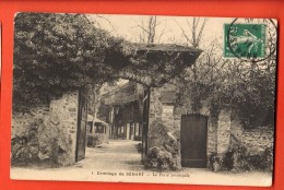 NEH-04 Ermitage De Senart Près Champrosay Par Draveil. Affranchissement Frontal Av. Timbre Surtaxe Suisse Au Dos.En 1911 - Draveil
