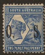 SOUTH AUSTRALIA 1899 2 1/2d OS SG O83 HM #ABG512 - Mint Stamps