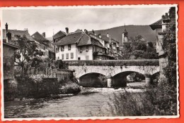 NEH-18  Boudry Pont Sur L'Areuse. Cachet Areuse 1944 - Boudry