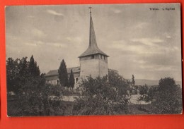 NEH-19 Trélex L'Eglise. Cachet 1921 - Trélex