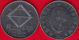 Italy 100 Lire 1974 Km#102 "Guglielmo Marconi" UNC - Gedenkmünzen