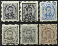 PORTUGAL, AF 56/58, 60: Yv 56, 56A, 59, 61, (*)/* MNG/MLH, Ave/Fine, Cat. € 250,00 - Unused Stamps