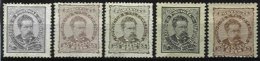 PORTUGAL, AF 56/57, 60: Yv 56, 56A, 59, (*)/* MNG/MLH, Ave/Fine, Cat. € 225,00 - Unused Stamps