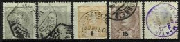 PORTUGAL, AF 126/27, 129, 131: Yv 124/25, 127, 130, Shifted Perfs, Used, F/VF - Ungebraucht