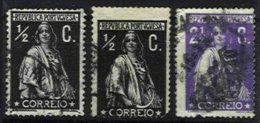 PORTUGAL, AF 207, 211: Yv 207, 211, Shifted Perfs, Used, F/VF - Nuevos