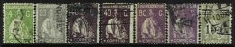 PORTUGAL, AF 226, 280, 283, 286, 461: Yv 234, 280, 284, 288, 465, Shifted Perfs, Used, F/VF - Unused Stamps