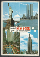 United States, New York City, Multi View With World Trade Center , 1986. - World Trade Center