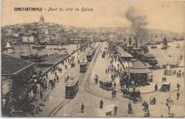 CPA Turquie Turkey Constantinople Non Circulé Tramway - Türkei