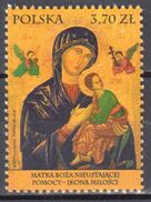 Poland  2016 - Mother Of God Of The Incessant Help - Icon Of Love- Mi/4870 - MNH (**) - Nuevos