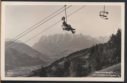 °°° 6891 - AUSTRIA - ST. JOHANN IM PONGAU - HAHNBAUM BERGLIFT - 1953 °°° - St. Johann Im Pongau