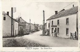Léglise - Grand Rue - Oldtimer - Delhaize Animé - écrite Vers 1950 - Leglise