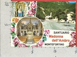 CARTOLINA NV ITALIA - MONTEFORTINO (AP) - Santuario Madonna Dell'Ambro - 10 X 15 - Ascoli Piceno