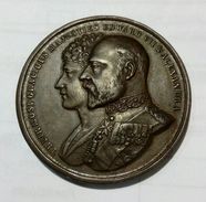 CORONATION MEDAL (1902) - COUNTY Of WORCESTER  - Edward VII And Alexandra (Bronze / 39mm) - Adel