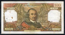 250-France Billet De 100 Francs 1968 J Y345 - 100 F 1964-1979 ''Corneille''