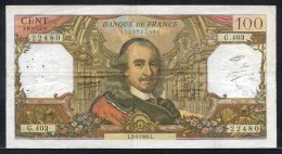 250-France Billet De 100 Francs 1969 L G403 - 100 F 1964-1979 ''Corneille''