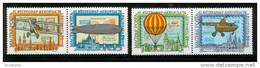 HUNGARY - 1974. AEROPHILA Pairs(Zeppelin,Balloon,Airplane,Helicopter) MNH! Mi:2986-2989 - Nuevos