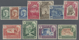 * Aden - Qu'aiti State In Hadhramaut: 1942, Definitives Sultan Of Shihr And Mukalla And Country Impressions Complete Set - Yémen
