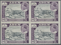 **/* Aden - Qu'aiti State In Hadhramaut: 1963, Sultan Awadh Bin Saleh El Qu'aiti Definitive 1s. 'Fisheries' IMPERFORATE - Yemen