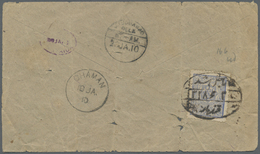 Br Afghanistan: 1909-25 "QUETTA UNPAID": Four Covers To India Via The Southern Chaman-Quetta Route But Franked Only With - Afghanistan