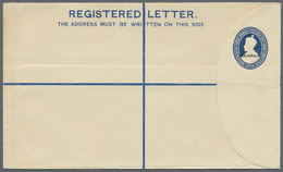 GA Bahrain: 1934, 1 Anna 3 Pies Registered Stationery Envelope From India Overprintes "BAHRAIN" Very Fine Unused. - Bahrein (1965-...)