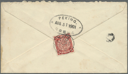 Br China: 1901. Envelope Addressed To The Deutsche Post, Peking Bearing Chinese Imperial Post SG 110, 2c Deep Red Tied B - Autres & Non Classés