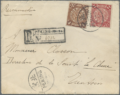 Br China: 1903. Registered Envelope Addressed To Tientsin Bearing Chinese Imperial Post SG 123, 2c Red And SG 124, 4c Br - Other & Unclassified