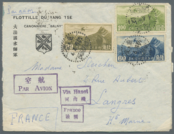 Br China: 1932. Air Mail Envelope (three Sides Open) Headed 'Flottille Du Yang-Tse/Canonniere "Balny"' And Written From - Other & Unclassified