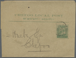 GA China - Lokalausgaben / Local Post: Chefoo, 1895, Wrapper 1/2 C. Green Canc. "LOCAL POST 18 Aug 96 CHEFOO", Local Usa - Other & Unclassified