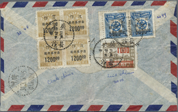 Br China - Ausgaben Der Provinzen (1949): 1950. Air Mail Envelope Addressed To Netherlands Indies Bearing SG CC111, $120 - Other & Unclassified