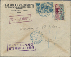 Br China - Incoming Mail: Cote Des Somalis, 1949. Envelope Written From Cote Des Somalis Addressed To 'The Bank Of Lndo- - Other & Unclassified