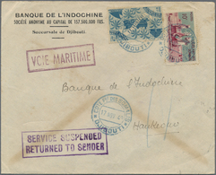 Br China - Incoming Mail: Cote Des Somalis, 1949. Envelope Written From Cote Des Somalis Addressed To 'The Bank Of Lndo- - Altri & Non Classificati