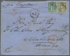 Br China - Fremde Postanstalten / Foreign Offices: French Offices, 1880. Envelope Addressed To Alsace, France Bearing Fr - Altri & Non Classificati