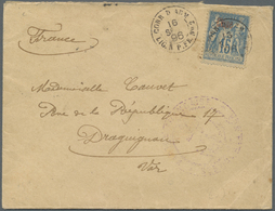 Br China - Fremde Postanstalten / Foreign Offices: French Offices, 1896. Envelope Addressed To France Bearing French Chi - Autres & Non Classés