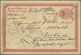 GA China - Fremde Postanstalten / Foreign Offices: German Offices, 1901. Second Issue 'Chinese Imperial Post Reply Card - Other & Unclassified