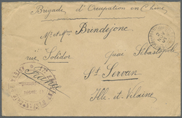 Br China - Fremde Postanstalten / Foreign Offices: 1901: 4. French Military In China 1901. Clean Unstamped Cover From A - Altri & Non Classificati