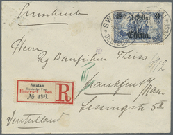 Br China - Fremde Postanstalten / Foreign Offices: German Offices, 1905. Registered Envelope Addressed To Germany Bearin - Altri & Non Classificati