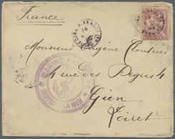 Br China - Fremde Postanstalten / Foreign Offices: 1906. FRENCH POST OFFICES. Envelope (small Faults) Addressed To Franc - Autres & Non Classés