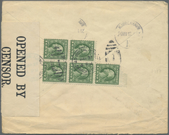 Br China - Fremde Postanstalten / Foreign Offices: United States, 1917. Censored Envelope To Denmark Bearing United Stat - Other & Unclassified
