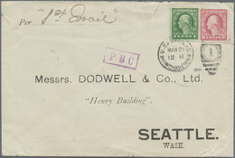 Br China - Fremde Postanstalten / Foreign Offices: United States, 1918. Envelope (back Fault/seal Missing) Addressed To - Autres & Non Classés