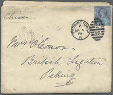 Br China - Besonderheiten: Incoming Mail, 1894/95, Great Britain, Two Covers With Full Contents To British Legation Peki - Other & Unclassified