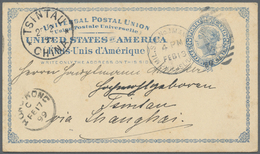 GA China - Besonderheiten: Incoming Mail, 1899, US Field Post Office Manila: Card US 2 C. Canc. "MIL. ST. No.  1 MANILA - Other & Unclassified