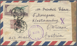 Br China - Volksrepublik: 1950/51, Airmail $10.000 W. Tien An Men $3.000 Tied "Shanghai 53.3.17" To Small Size Air Mail - Altri & Non Classificati