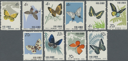 (*) China - Volksrepublik: 1963, Butterflies, Both Sets, S56 I-II, Unused No Gum As Issued (Michel Cat. 600.-) - Altri & Non Classificati