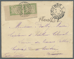 Br Französisch-Indochina: 1901. Stampless Envelope Written From Paris Addressed To The French Expeditionary Force In Ind - Storia Postale